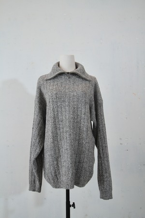 90s italy half zip sweater