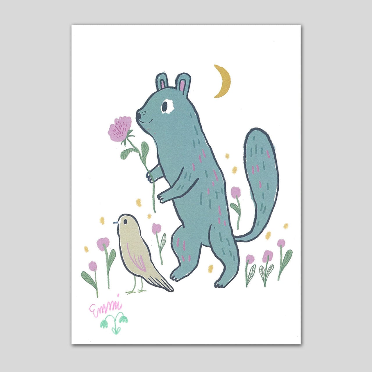 エンミ・ヨルマライネン】デザイン 直筆サイン入りポストカード