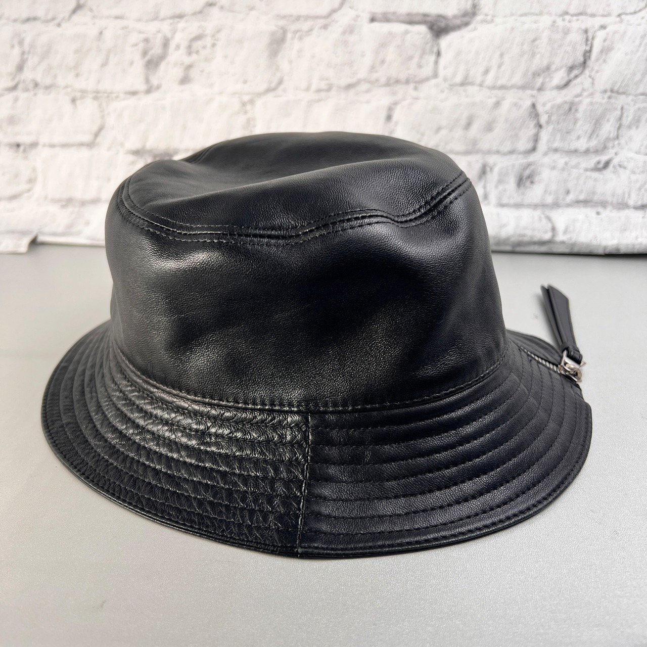 LOEWE ロエベ アナグラムフィッシャーマンハット 帽子 黒 A-13148