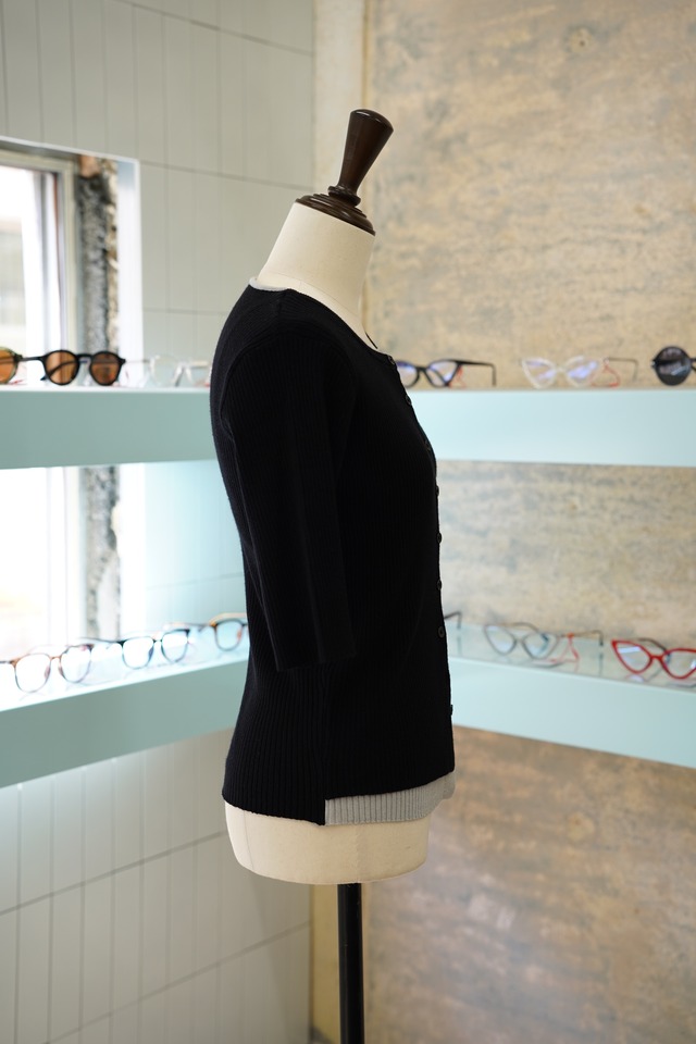 F.LAYRED HALF SLEEVE CARDIGAN