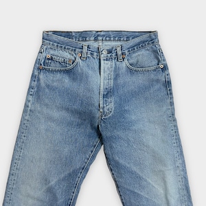 【LEVI'S】80s USA製 デニム ジーパン ジーンズ 501xx W34 ボタン裏刻印555 バレンシア工場 リーバイス US古着