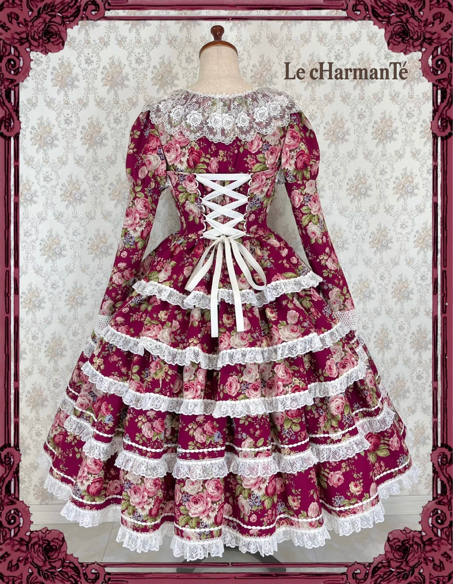 ※難あり※ ロイヤルライブラリーコレットドレス ご予約券】ロザリーフリルオーバードレス | Le cHarmanTé（ル