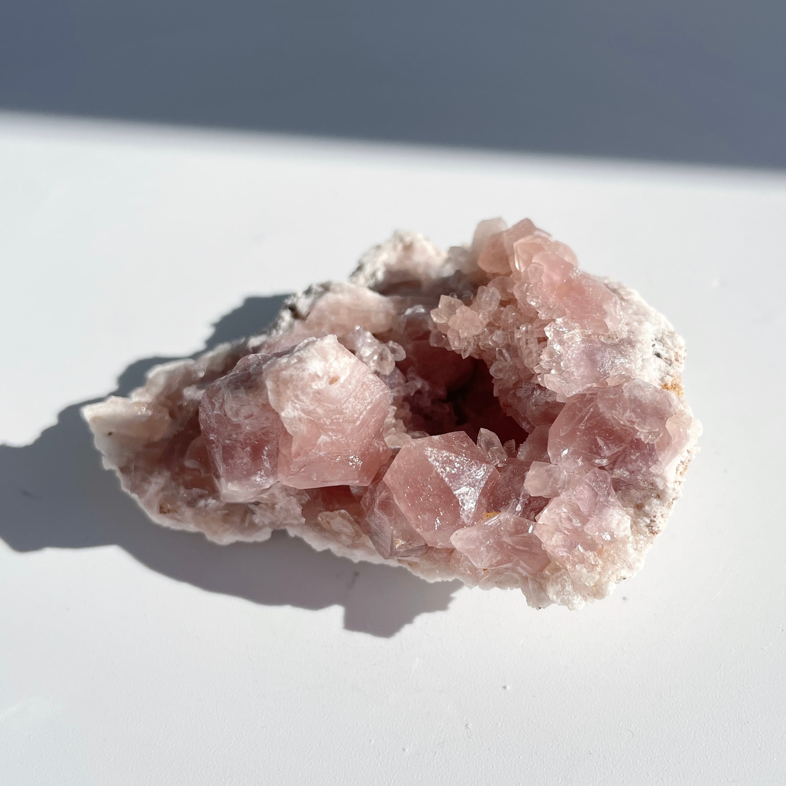 ピンクアメジスト原石／ジオード 01◇ Pink Amethyst Geode◇天然石