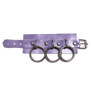 【SHOP BIOHAZARD】Demonia cuffs purple