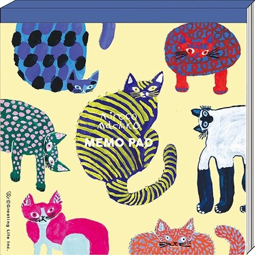 ミロコマチコ】スクエアメモ「ネコ」 | GYAFUN