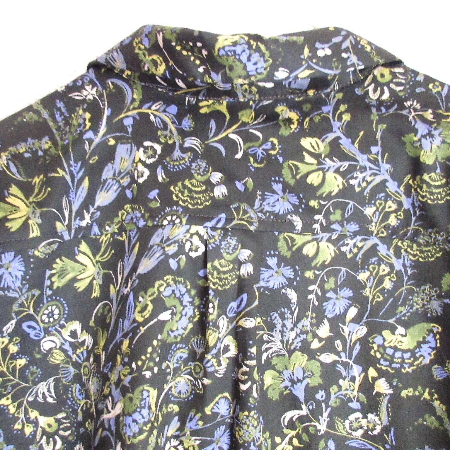 森の花　男女兼用　総柄シャツ　長袖｜L