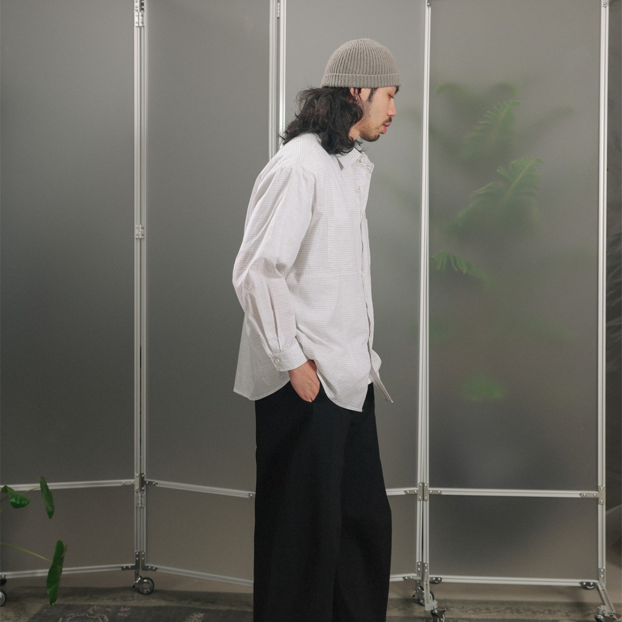 ストライプ・オーバーシルエットシャツA2125 - 12