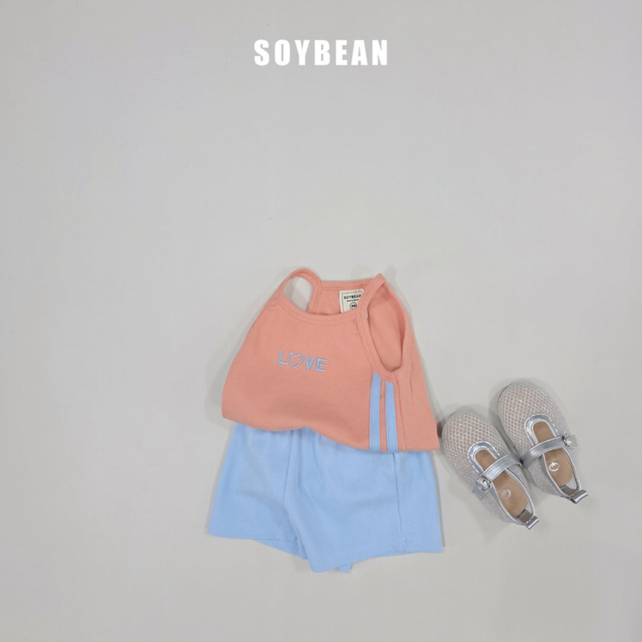 【取寄/韓国直送】SOYBEAN 26/SM トークトークデイライン上下セット|夏服|韓国子供服