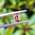 【2ピースペアでの販売】 インペリアルカラー マラヤガーネット オーバル マダガスカル産 5.9x4.4x3.1mm, 1.35ct