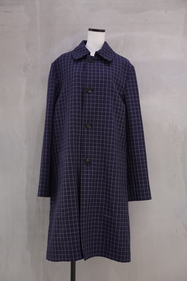 MARNI check coat  Blue