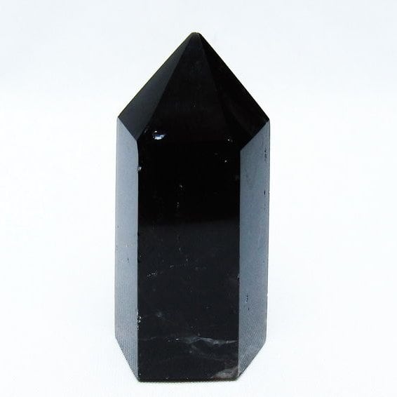モリオン 六角柱 黒水晶 ポイント 142-10693