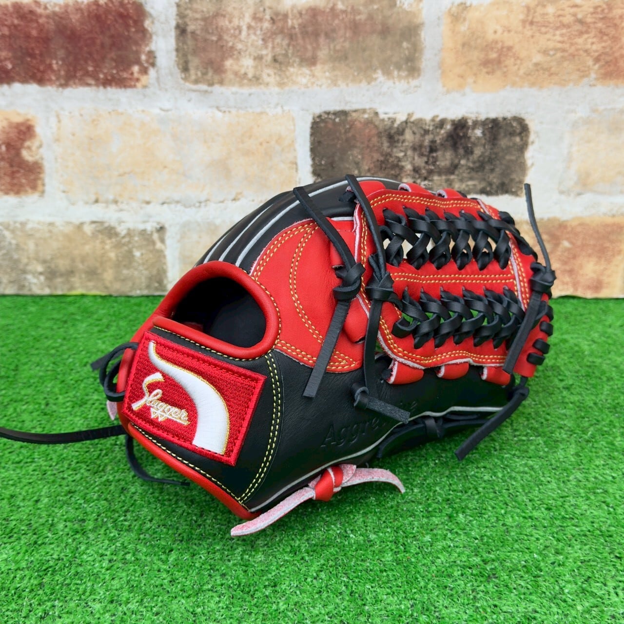 久保田スラッガー 少年軟式グローブ LT25-GJ4 J6A型 レッド×ブラック