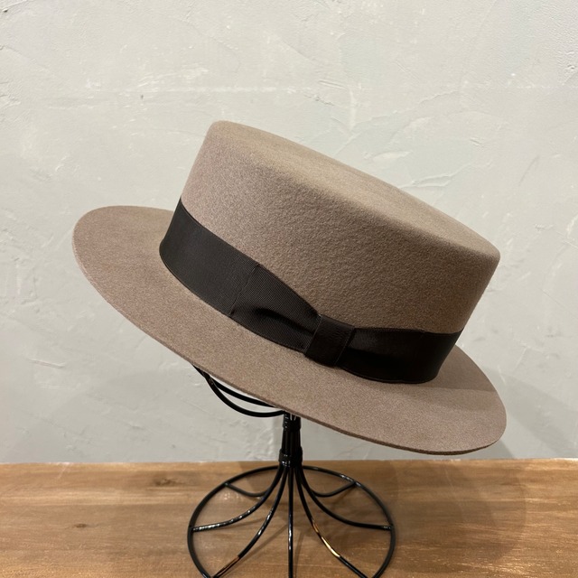 BRUH WOOL BOATER HAT