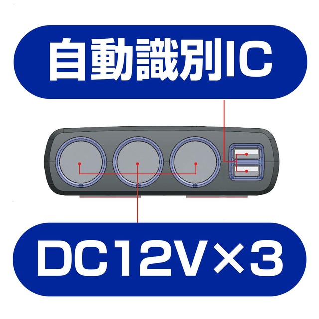 【2022最新】セイワ(SEIWA) 車内用品 DC/DCコンバーター 24V車専用 12V出力 USBポート 2口 12Vソケット穴 3連 F298