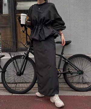 ドロースウエストトップス or スカート【s-40103】