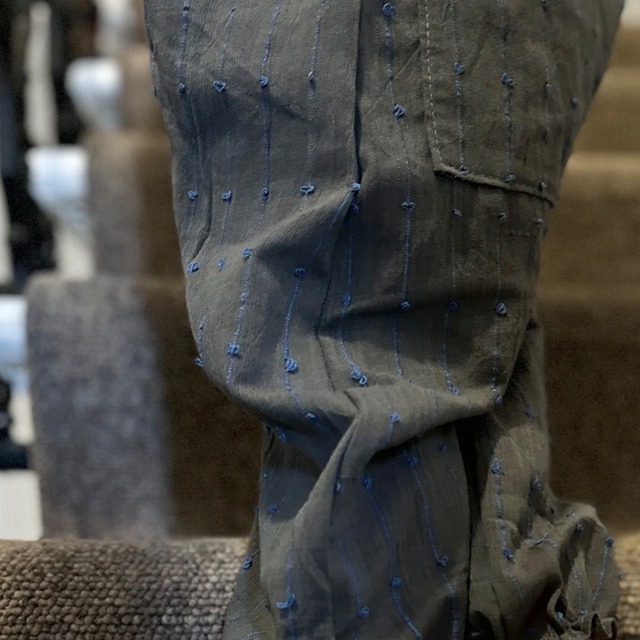 【outlet】House of Dungarees / Summer Dungarees – Loops (Grey Blue) 2-3y