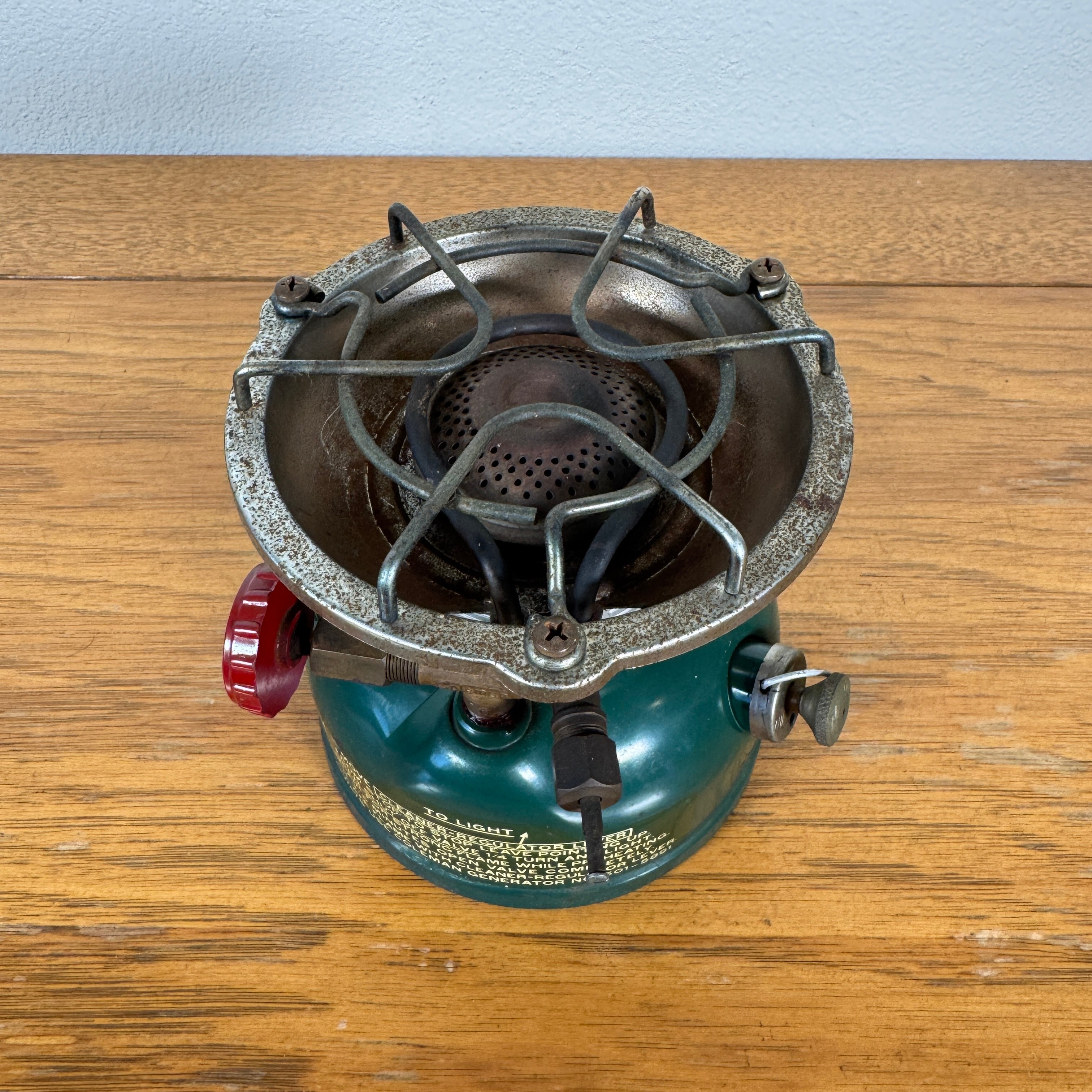 1682【1962年8月】ビンテージ コールマン シングルバーナー 501Aモデル