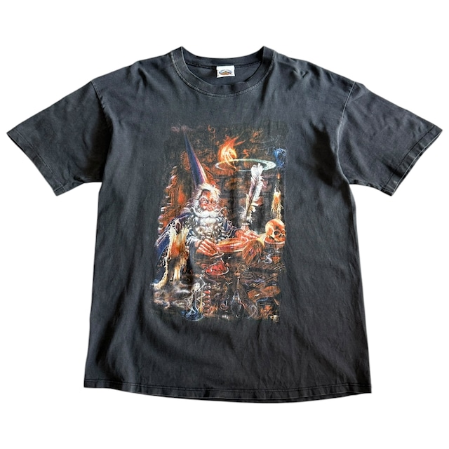 90's Eye-Dye wizard art graphic T-shirt