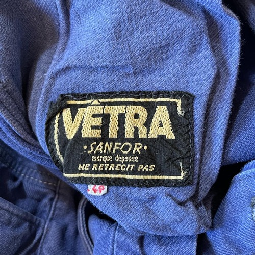 50-60s Vetra フレンチワーク コットン ブルー パンツ W32 詳細写真2