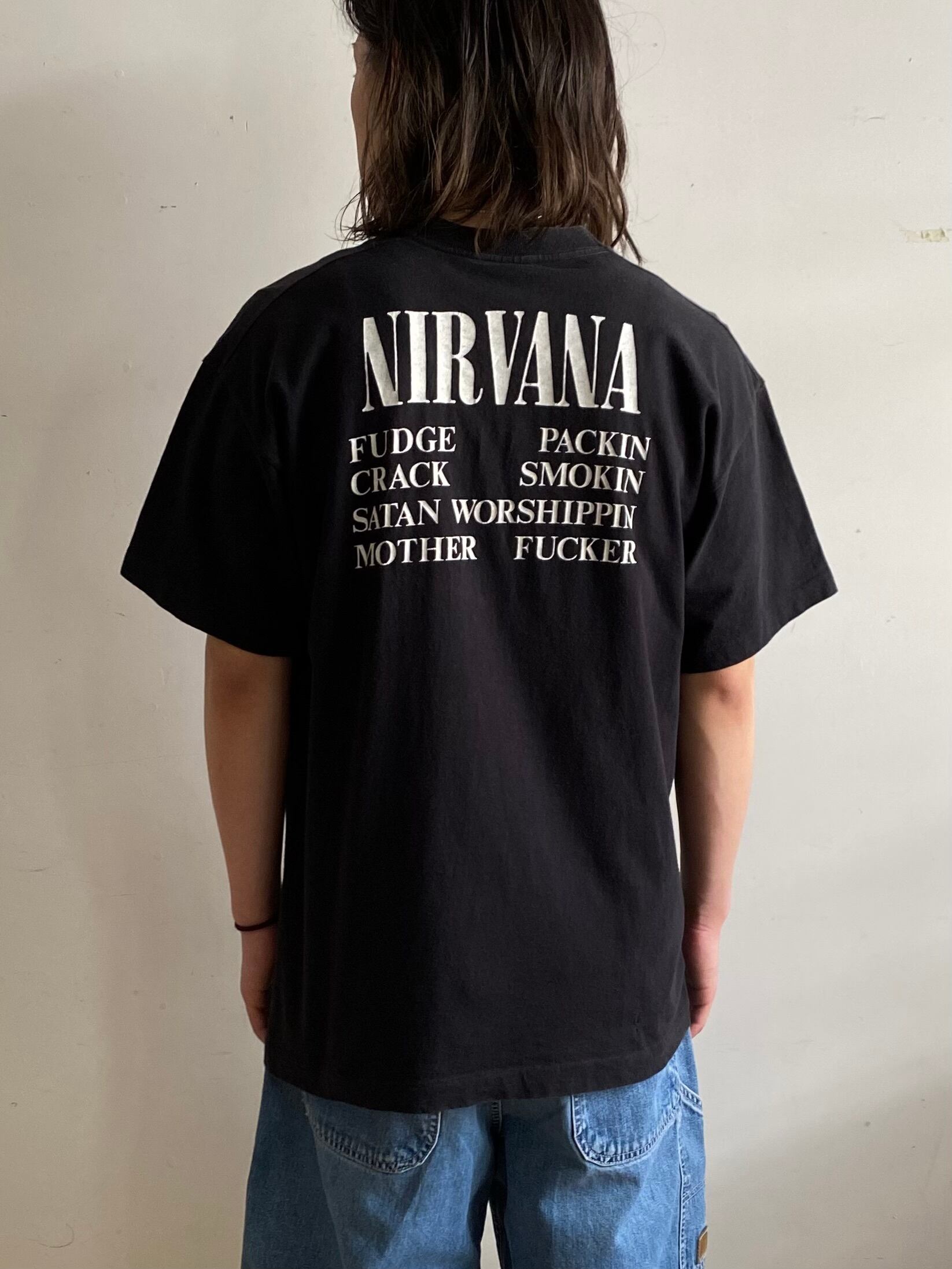 90s NIRVANA VESTIBULE PRINT TEE＊ | JUNK SHOP