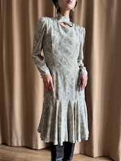 MADE IN JAPAN paisley pattern classic dress-5209-4
