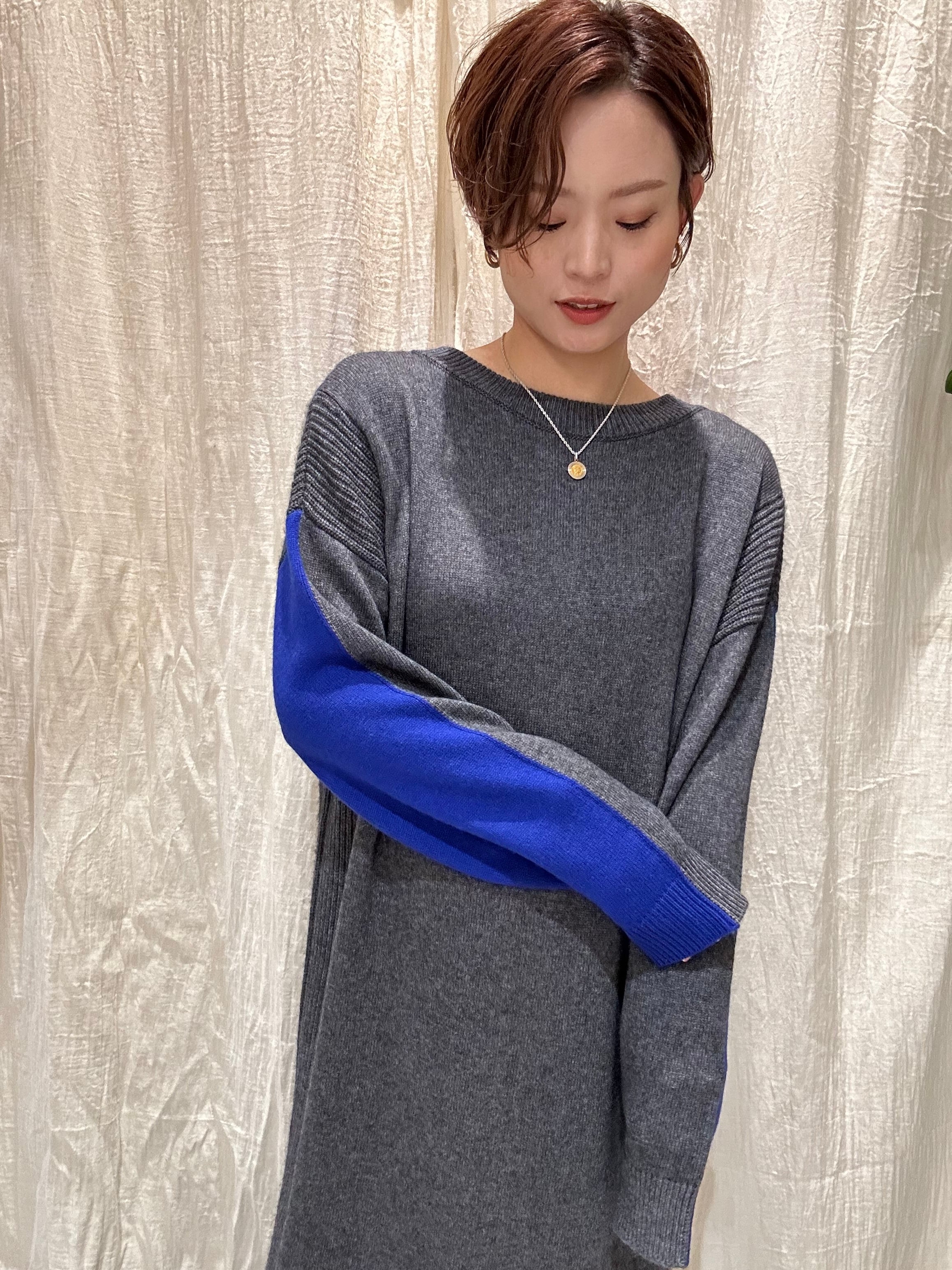 4wayバイカラーロング丈ニット EN'DAY(エンデイ) | EARL