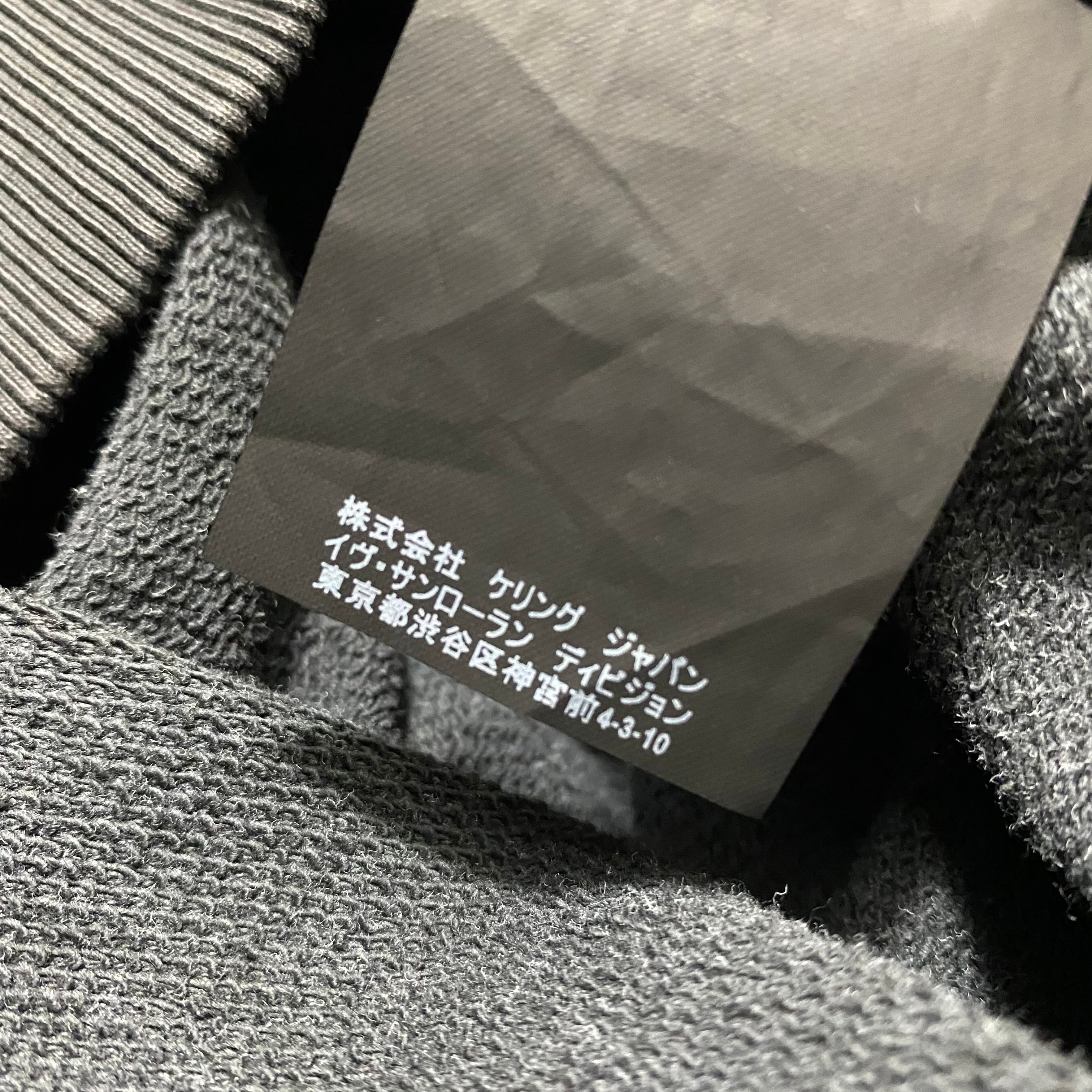 2017AW SAINT LAURENT PARIS sweat parka “love me forever or never 