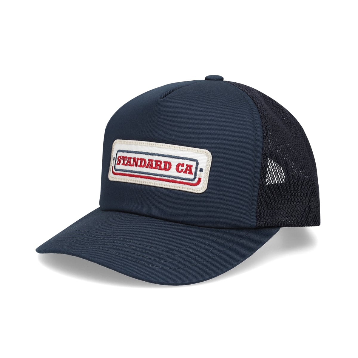 SD Box Logo Patch Denim Mesh Cap | Moto Awesome