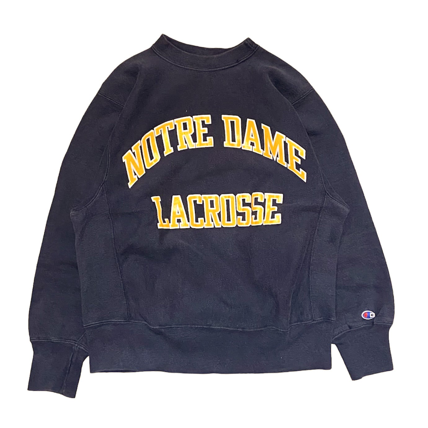 80年代 チャンピオン Champion NOTREDAME ノートルダム大学 ファイティングアイリッシュ トリコタグ カレッジTシャツ USA製 MEDIUM レディースS ヴィンテージ /eaa337500