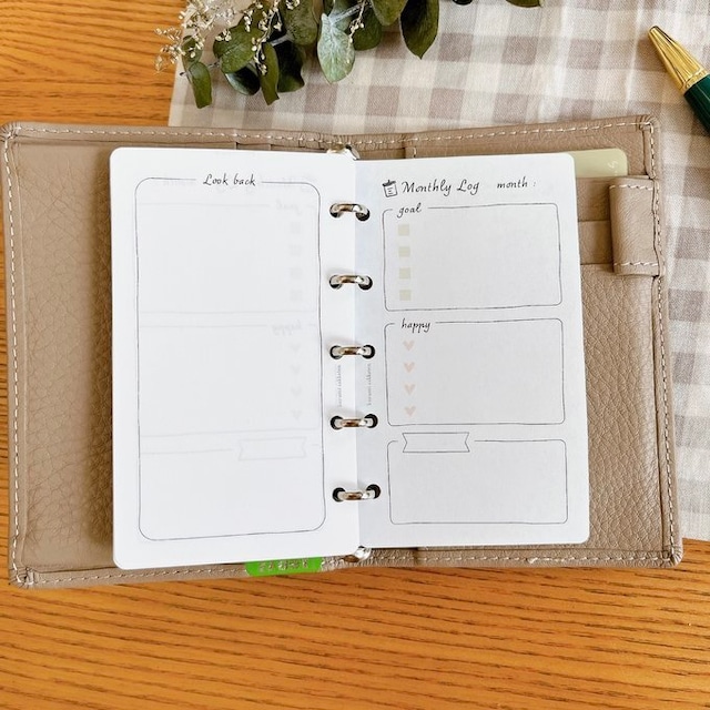 マイクロ5サイズ/マンスリーログリフィル