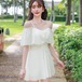 水着 ワンピース 温泉 2025 セクシー ストラップレス ワンピース スキニー お腹 ソリッドカラー 体型カバー 韓国