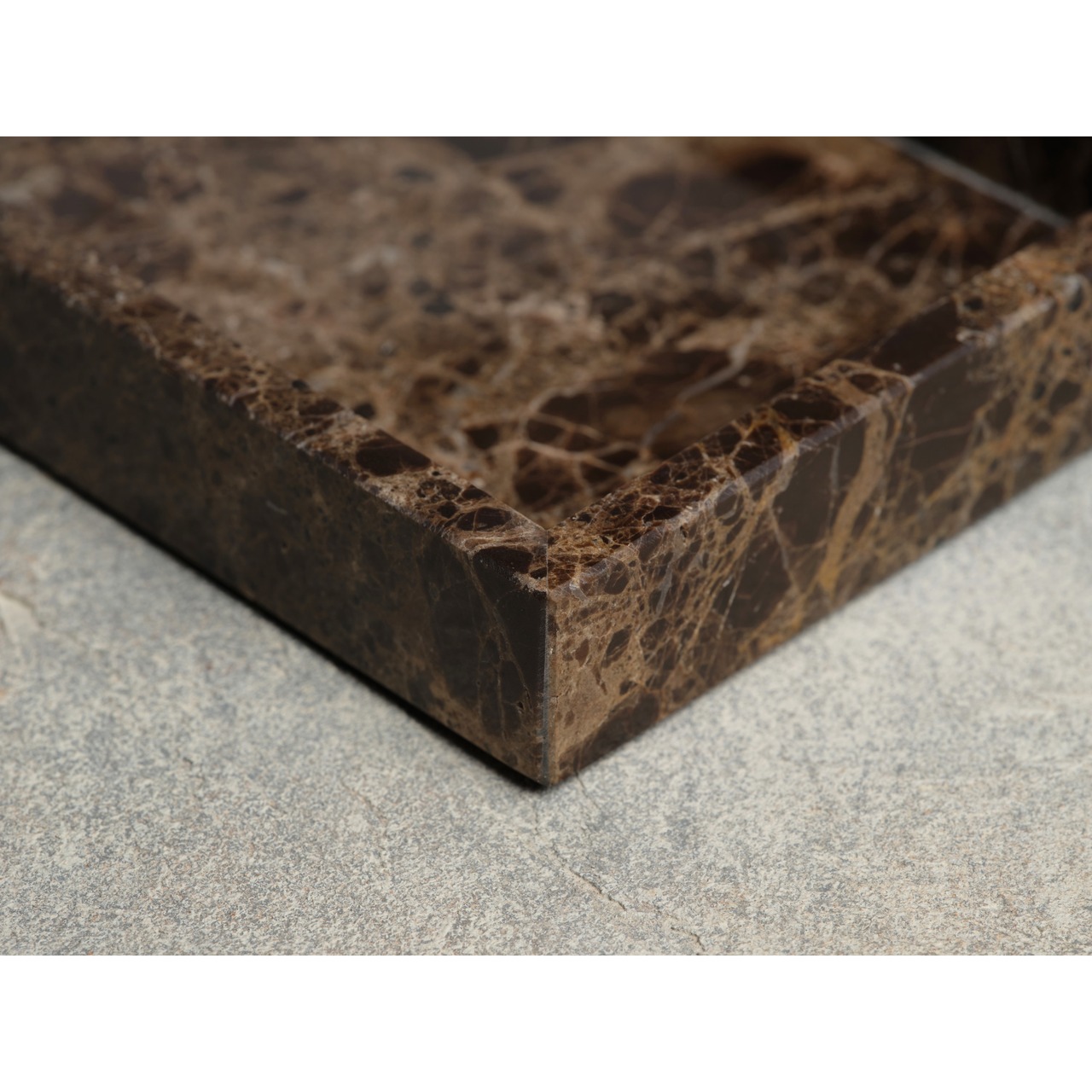 MARBLE TRAY - Emperador dark × Small