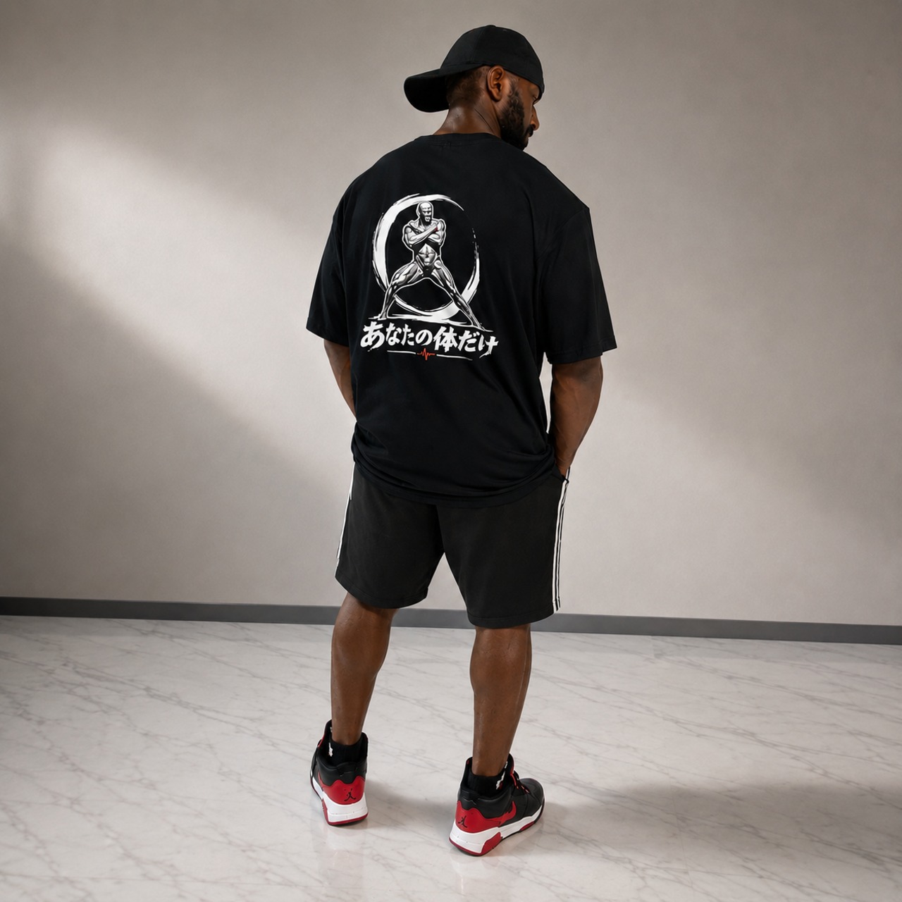 黒人サムライオリジナルTシャツ あなたの体だけ。Tシャツ | patsemifit