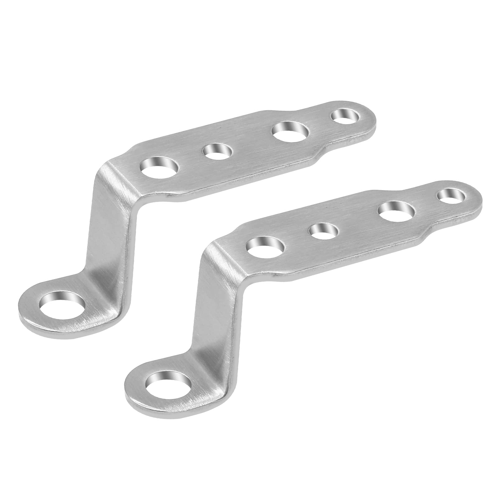 X-STYLE バイク フロントフォーク フォグランプステー ハンドル 取付径10mm ミラーホルダー 延長ステー ミラーに取付タイプ 穴あけ不要 簡単取付 固定器具 取り付けブラケット 銀 2個セット(シルバー)