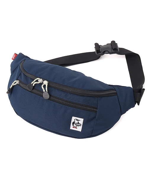 CHUMS チャムス リサイクルスモールウエストポーチ CH60-3964 ウエストバッグ ボディバッグ 3.5L ミニバッグ RENU リサイクルポリエステル メンズ レディース ネイビー