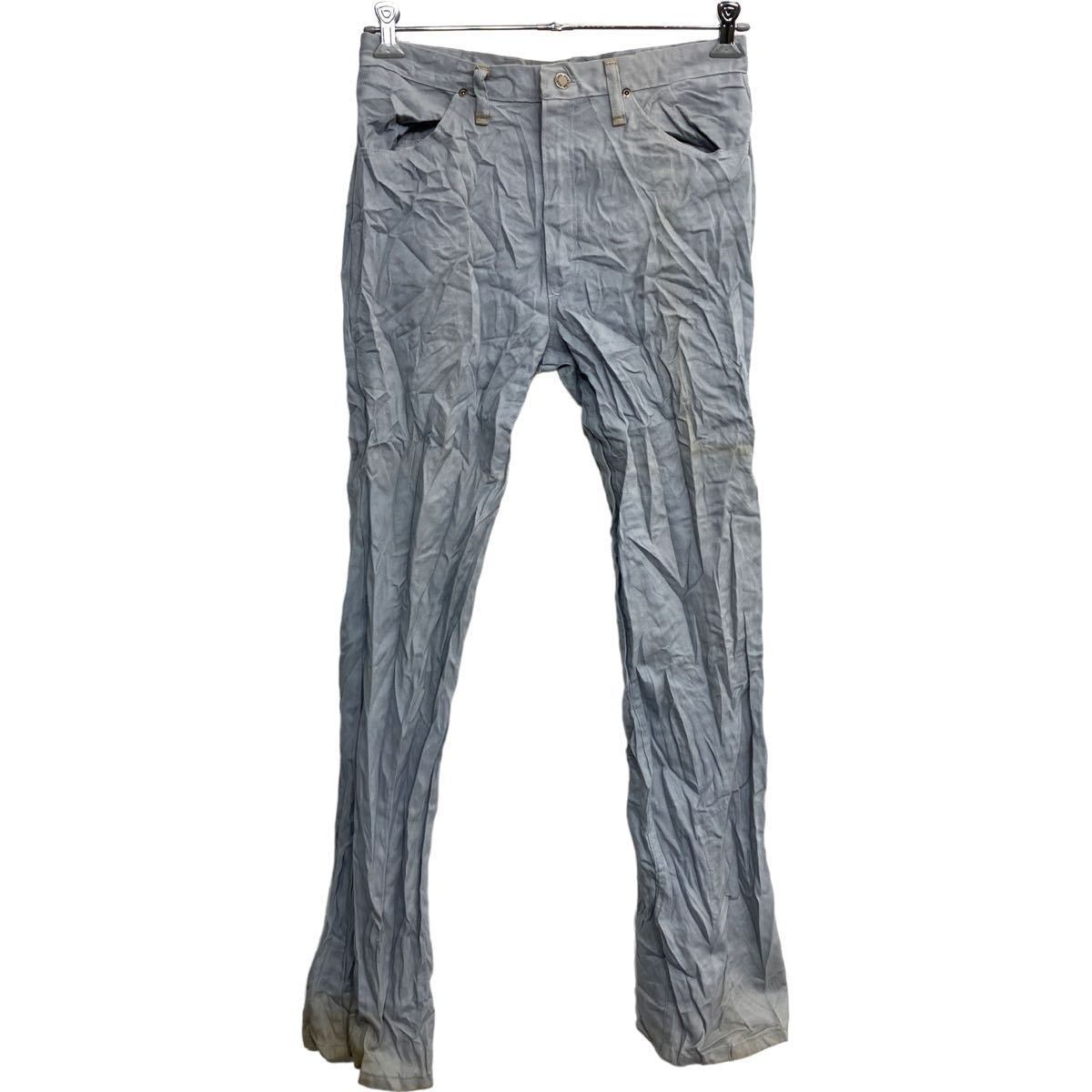 RUSTLER デニムパンツ W33 ラスラー グレー TALONジップ USA製 古着卸