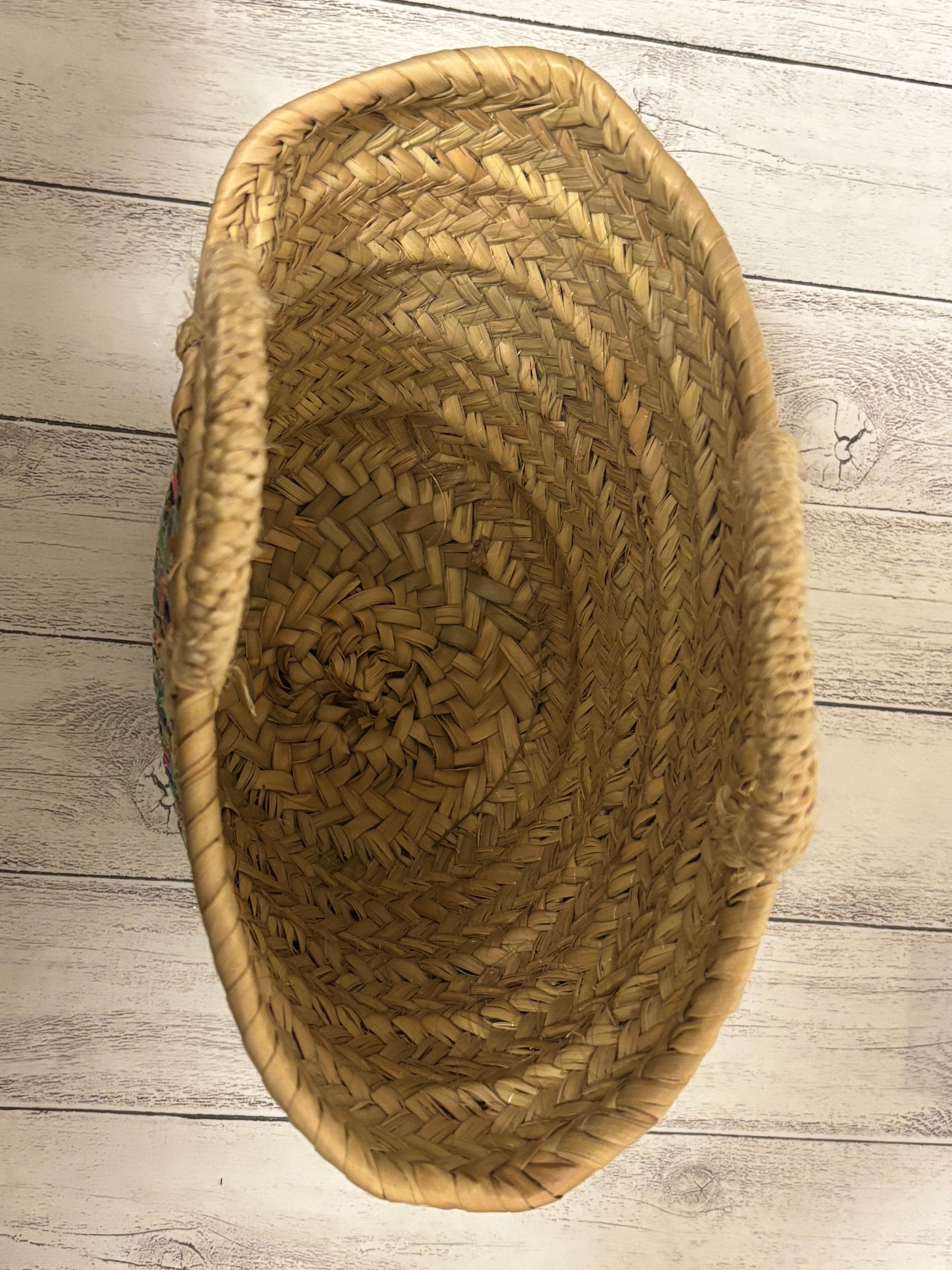 モロッコスパンコールカゴ