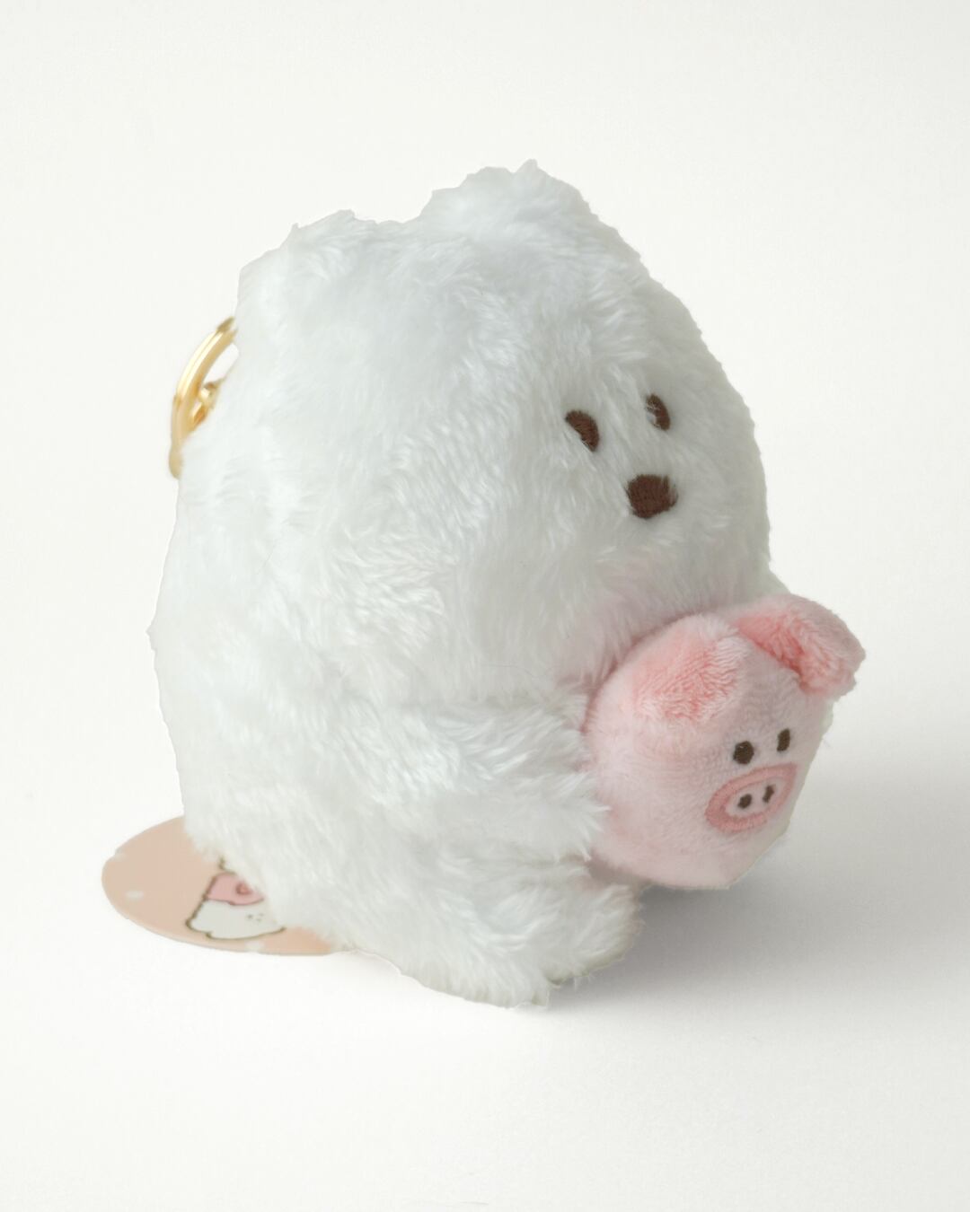 くまごろう ご予約商品】シロクマ・だいじょうぶ〜抱っこキーホルダー（MK