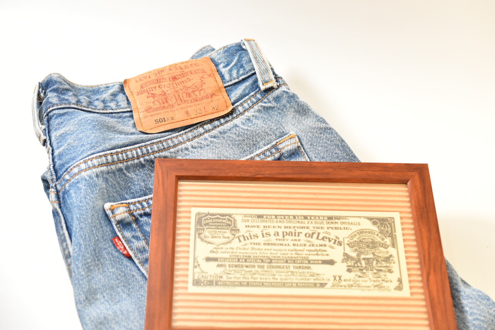 ビンテージ Levi Strauss & Co. GUARANTEE TICKET 135 #3 | Button