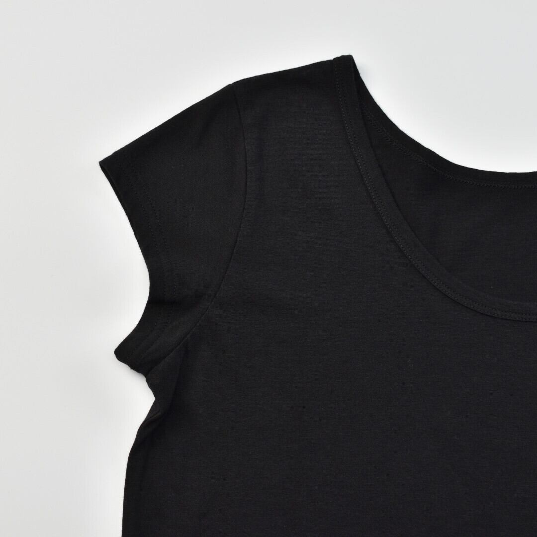 Fabrique en planete terre ファブリケアンプラネテール 2ウエイショートスリーブTシャツ・ブラック