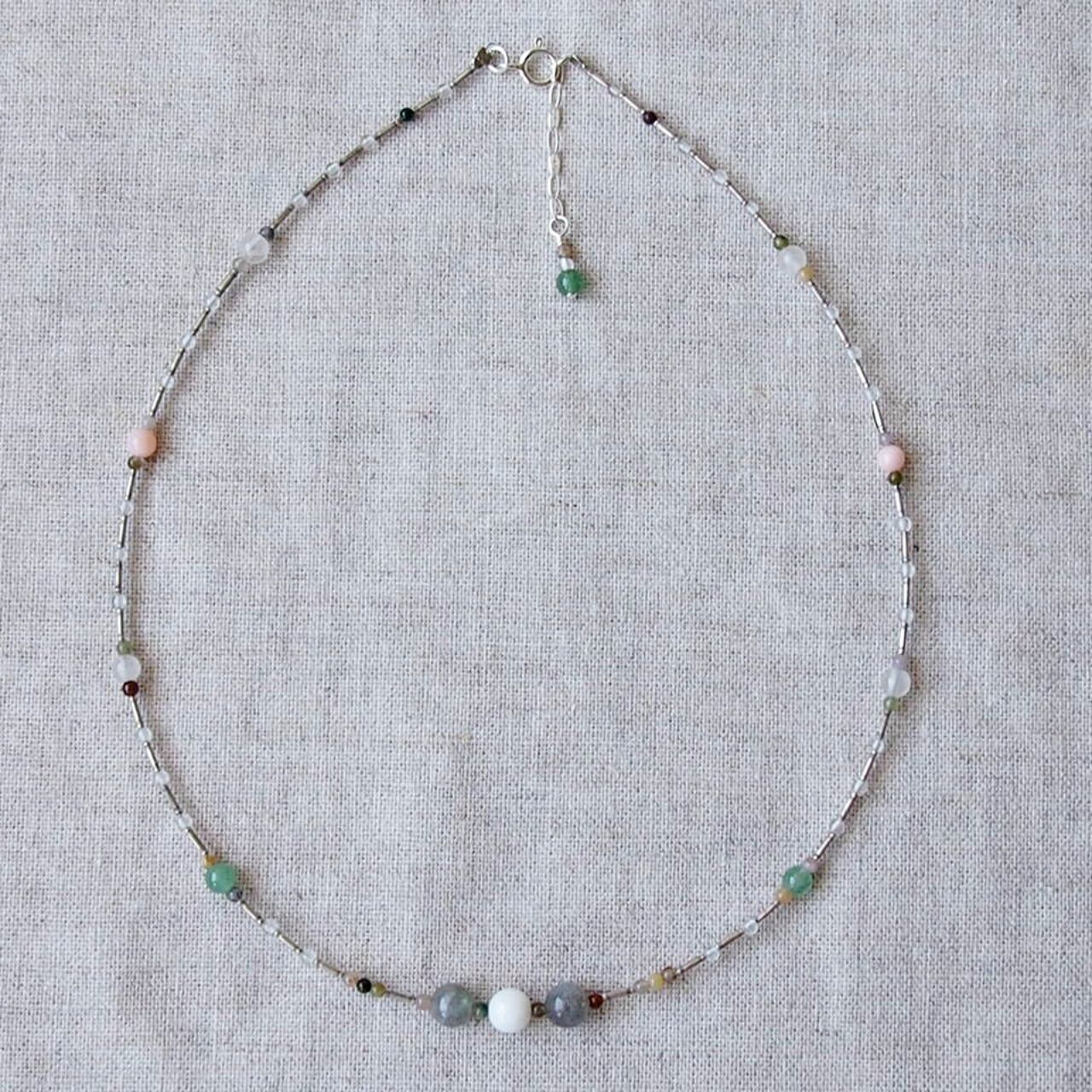 白珊瑚/天然石/ネックレス/カレンシルバー | ChocoRal Jewelry