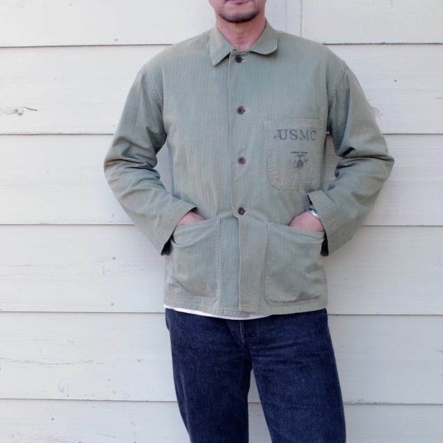 s WW2 USMC P HBT Jacket / アメリカ 海兵隊