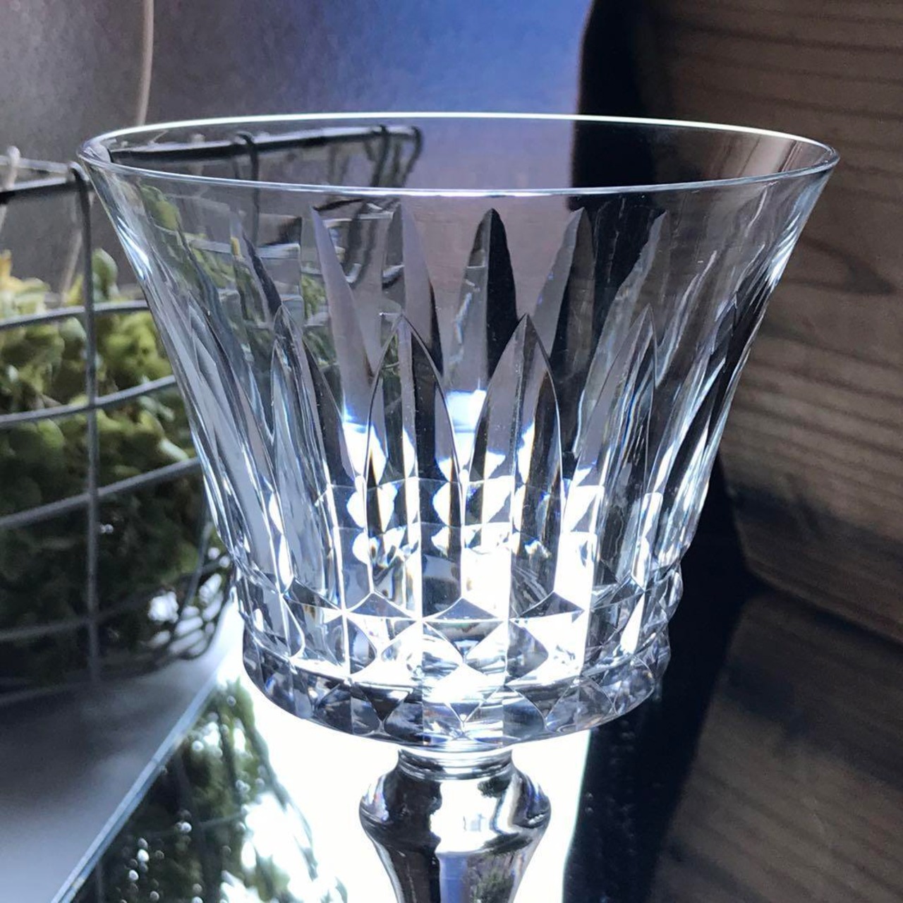 オールドバカラBACCARATピカデリーPiccadilly水用、ワイン用☆特大 