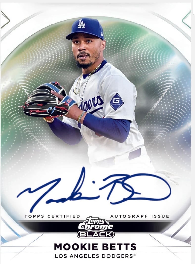 2025 Topps Chrome Black Baseball Hobby Box（1ボックス