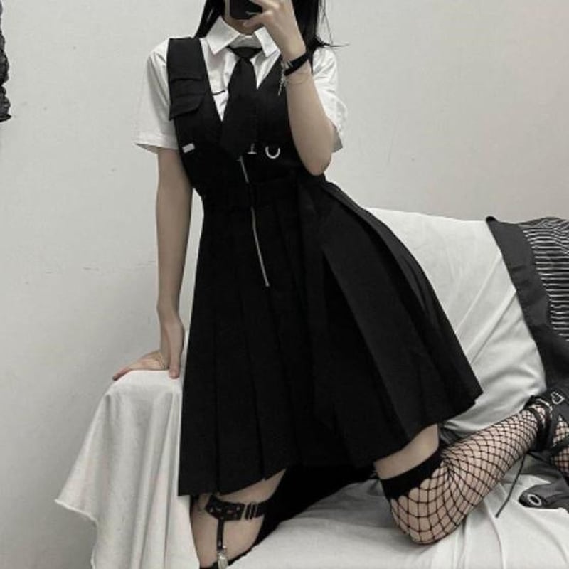 【即納M】甘辛MIX オールインワン JK 制服 原宿系