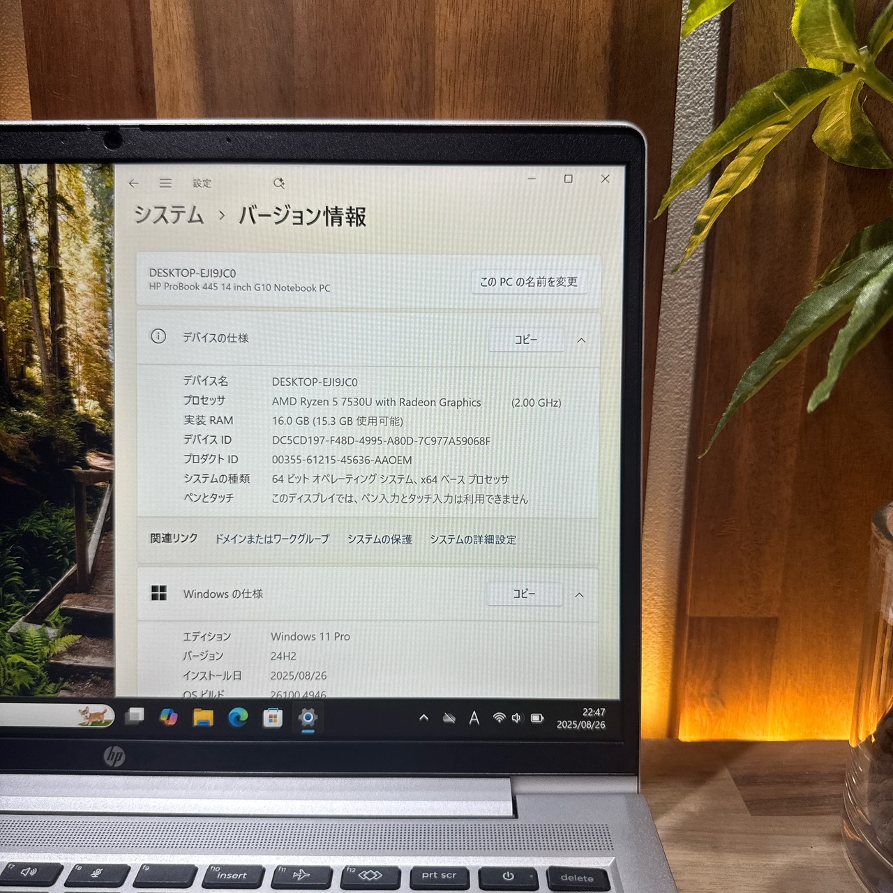 \ 公式ショップ限定価格❣️/ 2023年モデル《最上級品》HP ProBook 455 G10 Ryzen5 メモリ16GB SSD512GB ノートパソコン 安心サポート&3ヶ月保証付き