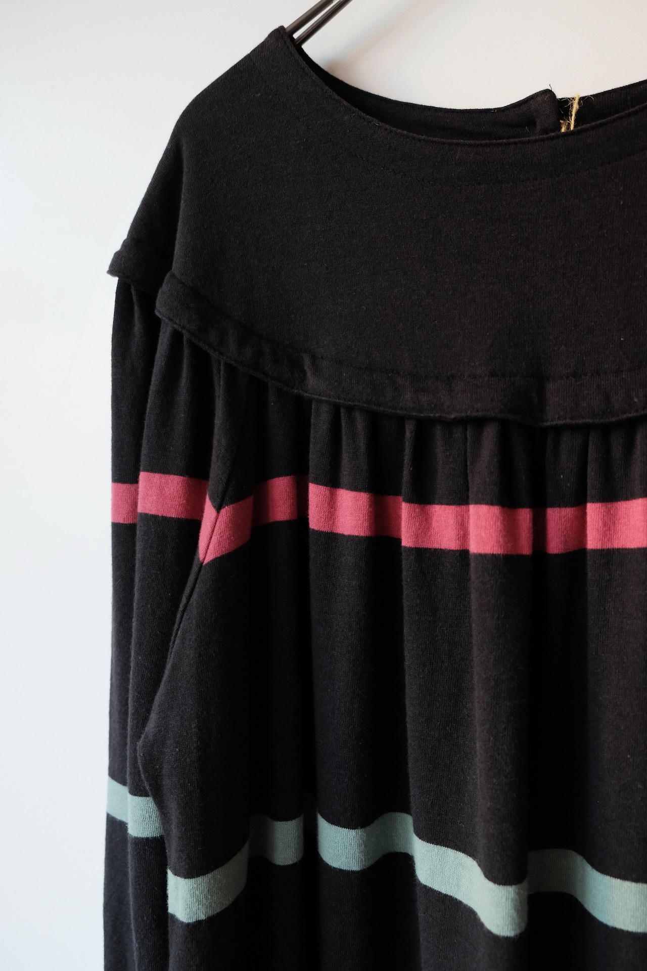 Neon stripe Cotton wool dress