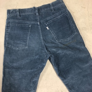1980'S LEVI'S 519 BLUE CORDS PANT
