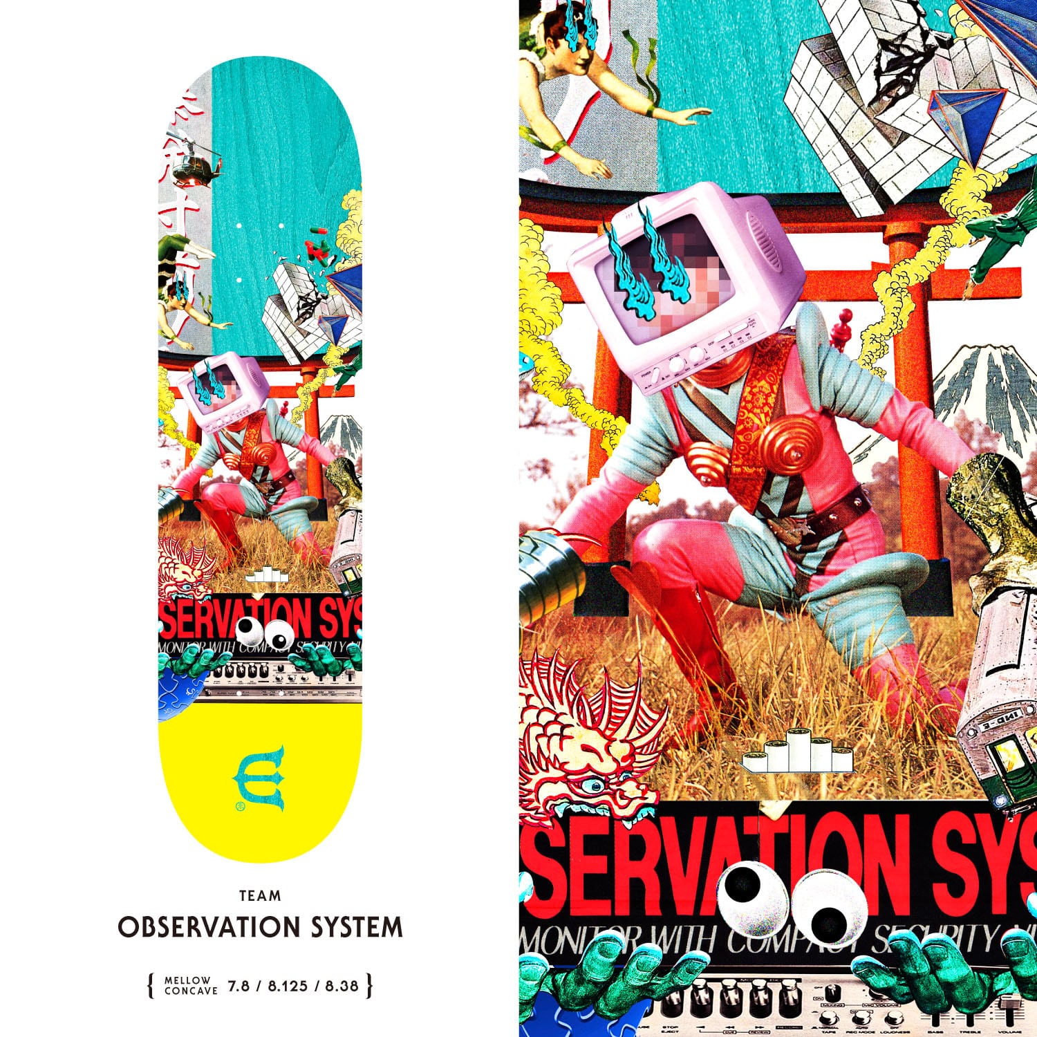 Evisen Skateboardsゑ SUMMER 2022 / DECK (デッキ) OBSERVATION SYSTEM