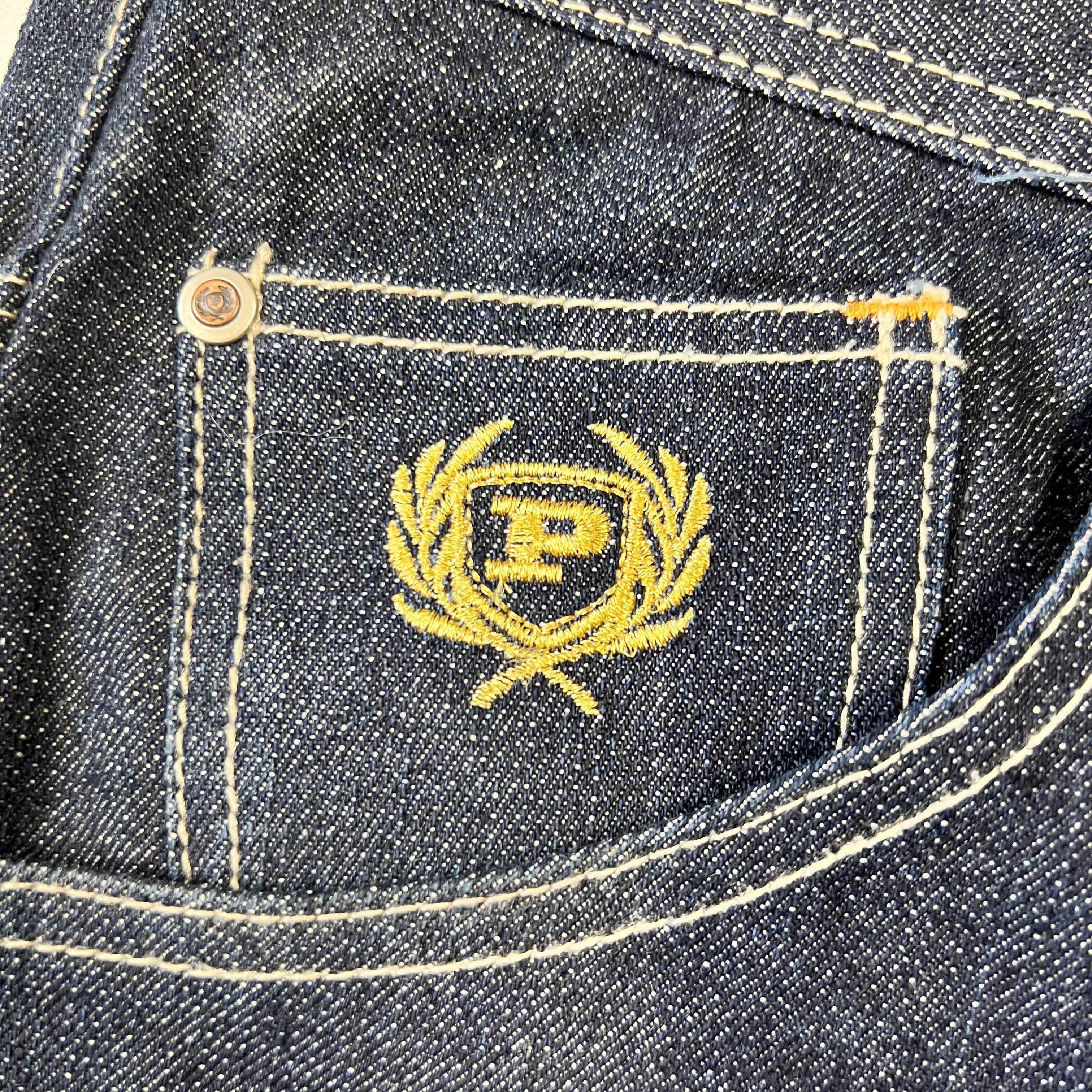 PHAT FARM デニムパンツ 刺繍 B系 hiphop W42 | ANYTHBLE